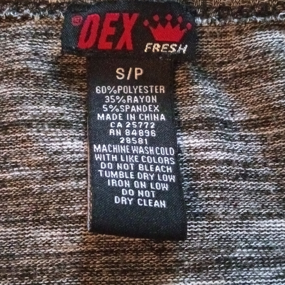 Dex Gray Marled Button Cardigan Small EUC - Picture 2 of 4